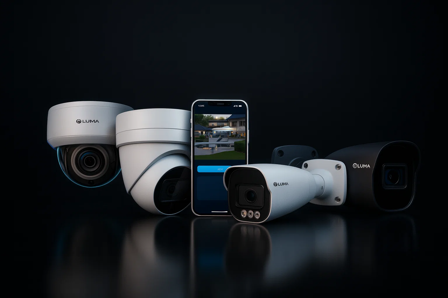 Collection of Luma surveillance cameras.