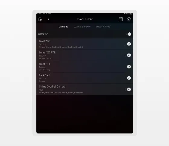 User browsing surveillance history timeline.