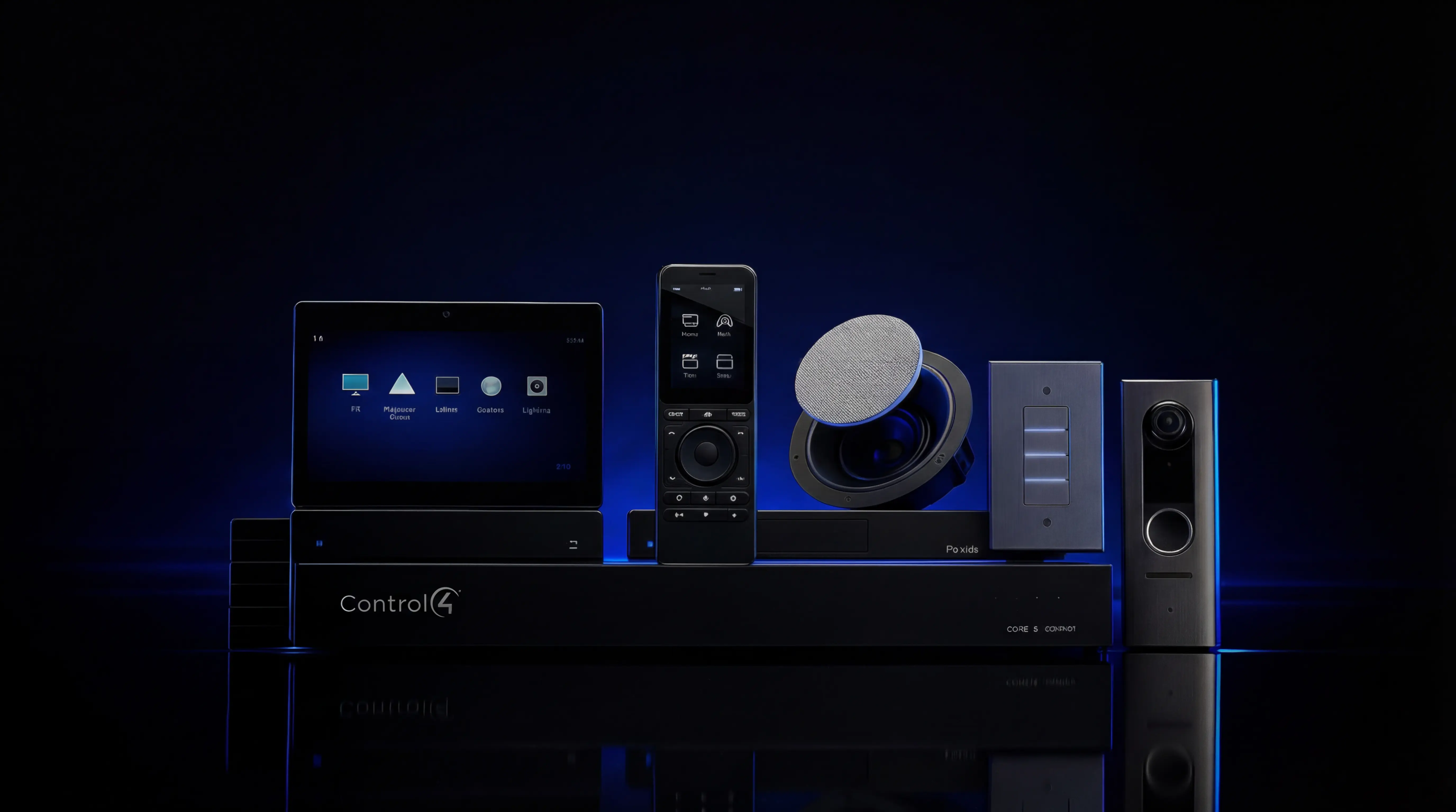 Control4 smart home — cinematic hero